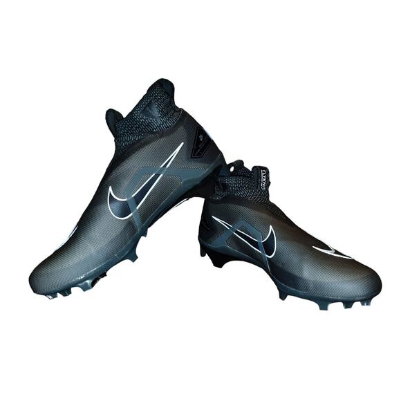 Nike Alpha Menace Elite 3 Football Cleats Men Size 11 #CT6648-010 Black NWOB - Picture 2 of 7